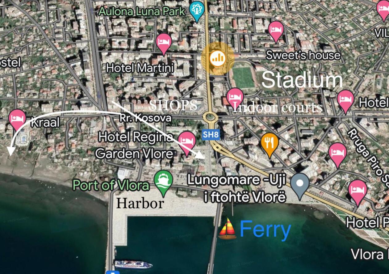 Lovely Place. Close To Beach & Boulevard Vlorë Exteriör bild